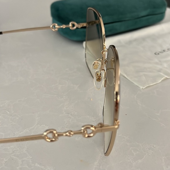 Gucci oversized metal sunglasses - Picture 4 of 7